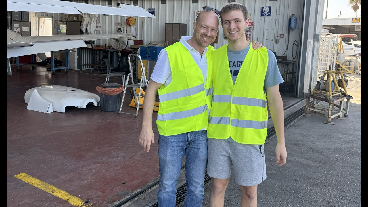 טיסה מחדרה להר תבור עם יותם ואריאל (צילום מכנף שמאל)  22-10-25 SHZ