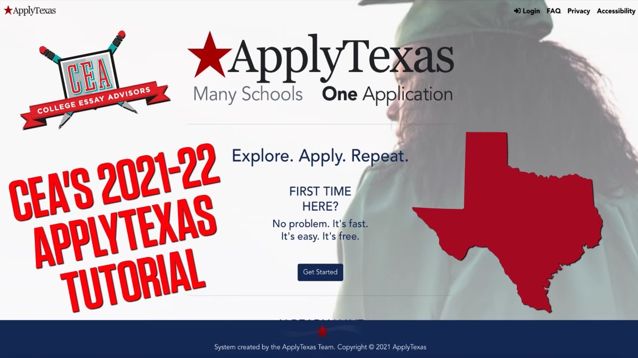 CEA's 2021-22 ApplyTexas Application Tutorial