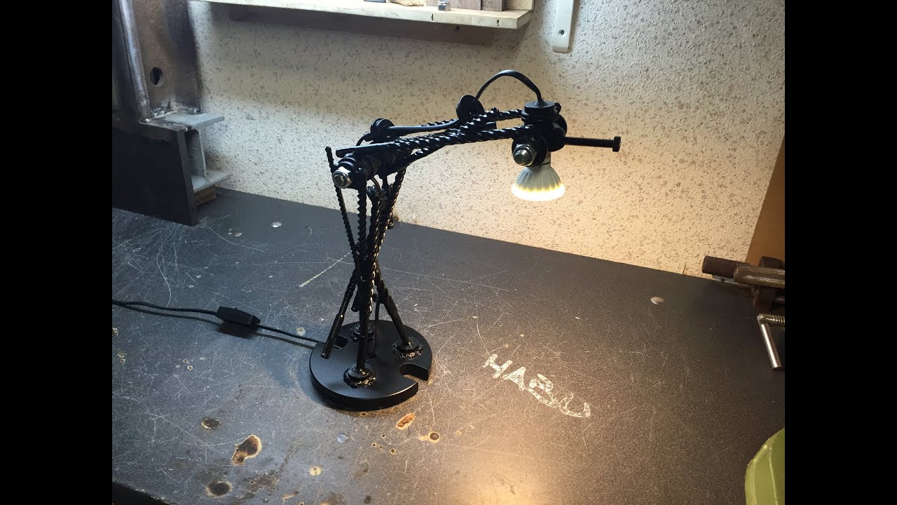 How to build a design led lamp out of scrap