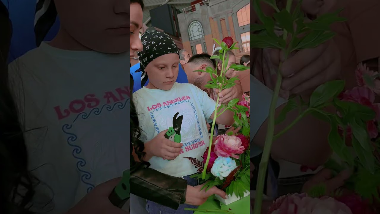 Floral master class for childrens 