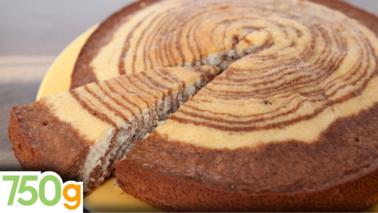 Recette du Gâteau zébré ou Zebra Cake - 750g
