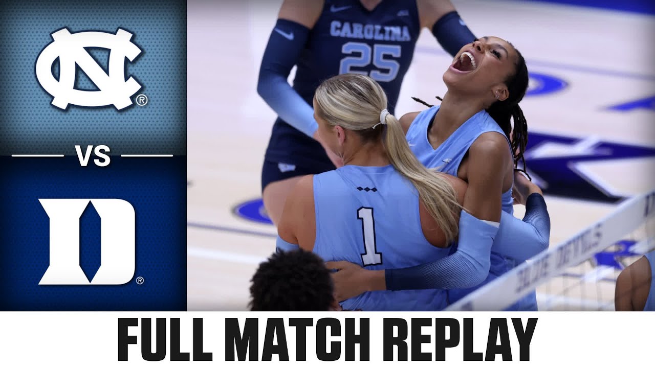 North Carolina vs. Duke Full Match Replay | 2025 ACC Volleyball