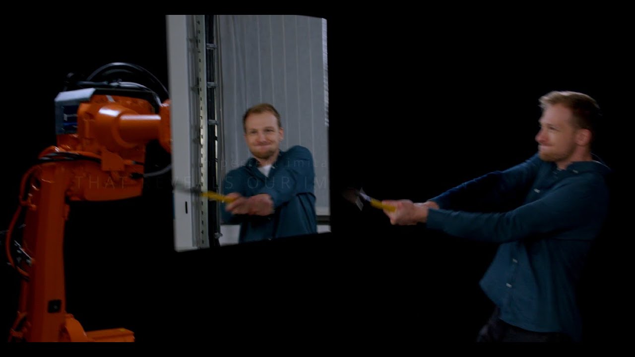 The Mirror - Conceptual robotic art installation.