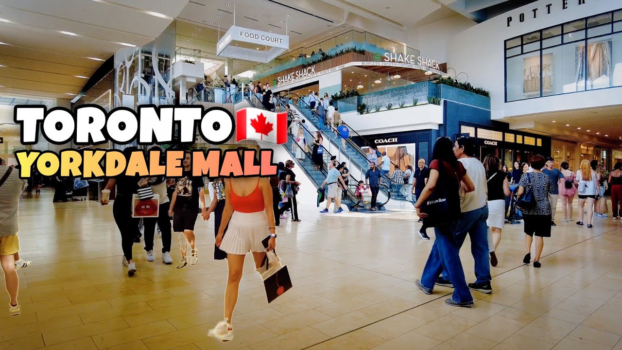 Toronto Yorkdale Shopping Centre Mall, Toronto Canada 4k