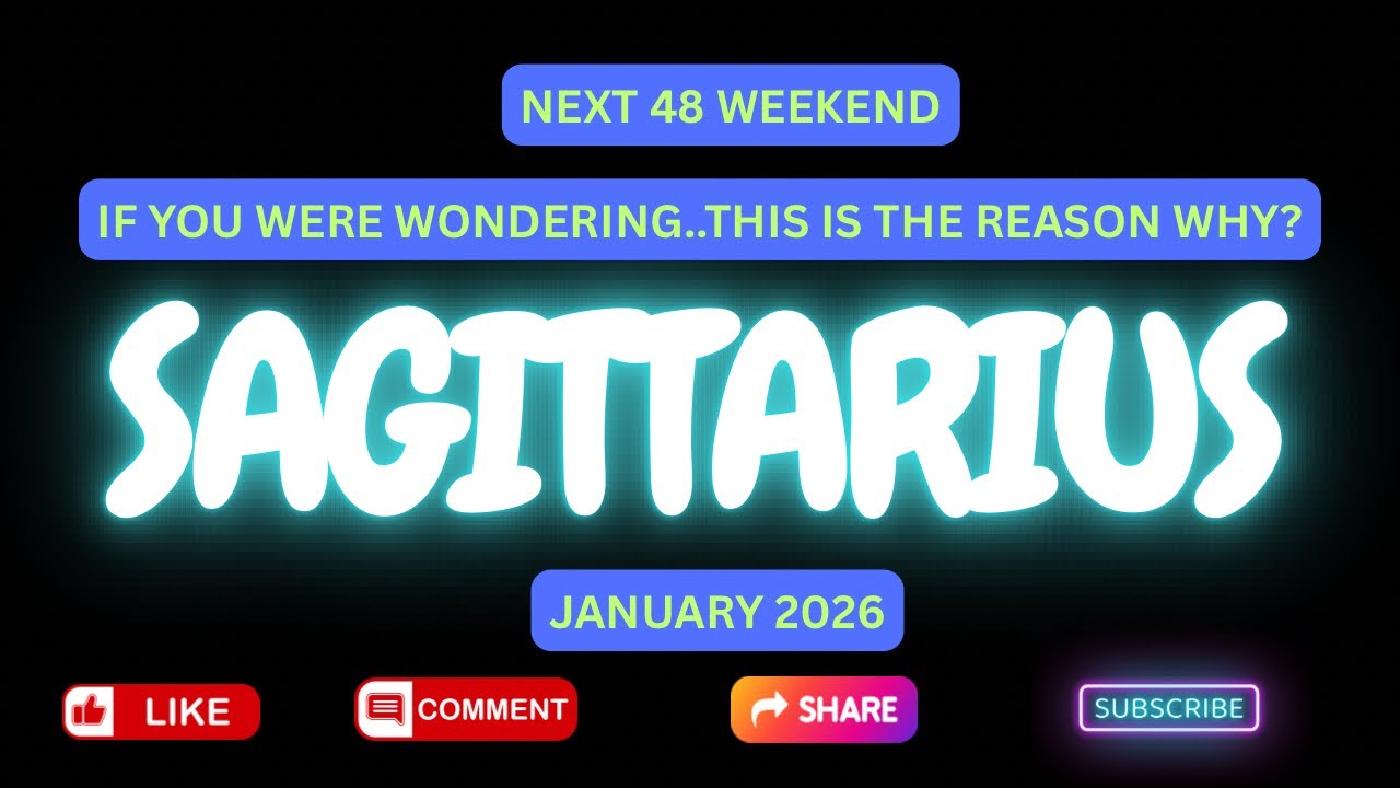 SAGITTARIUS ♐️ NEXT 48 — IF YOU WERE WONDERING??? THIS IS THE REASON WHY… ✨ DIVINE CONNECTION 🔗💫
