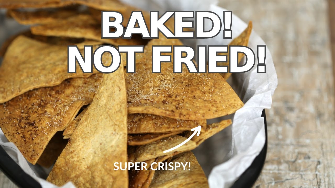 Easy 10 Minute Snack | Baked Healthy Tortilla Chips