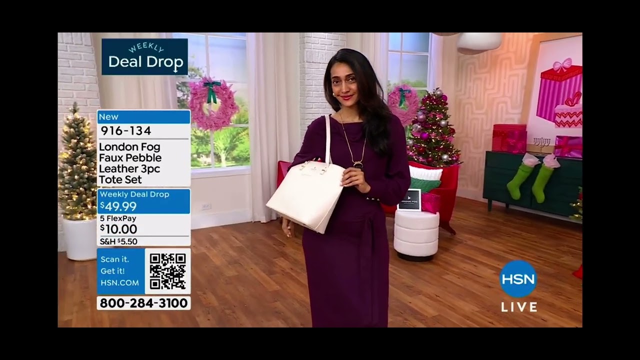 HSN London Fog Allison Tote 10/15/25 Part 1