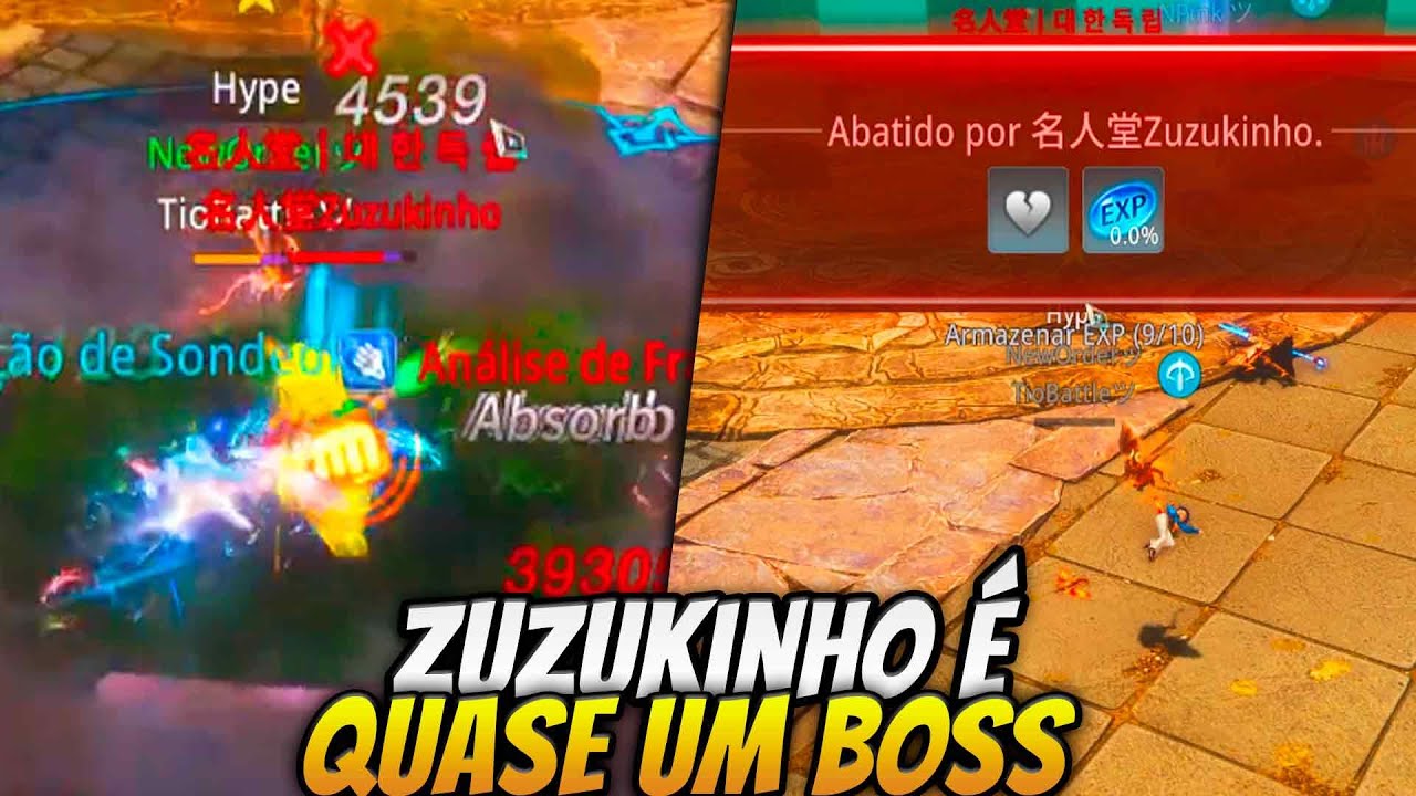 ZUZUKINHO &Eacute; QUASE UM BOSS 😂🌹 | MIR4