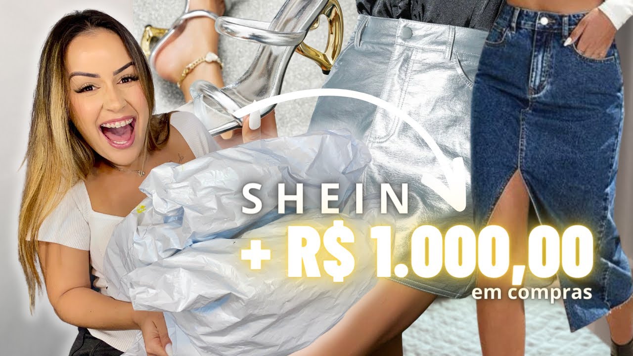 MINHA MELHOR COMPRA DA SHEIN | Abrindo muitas compras da Shein !!!