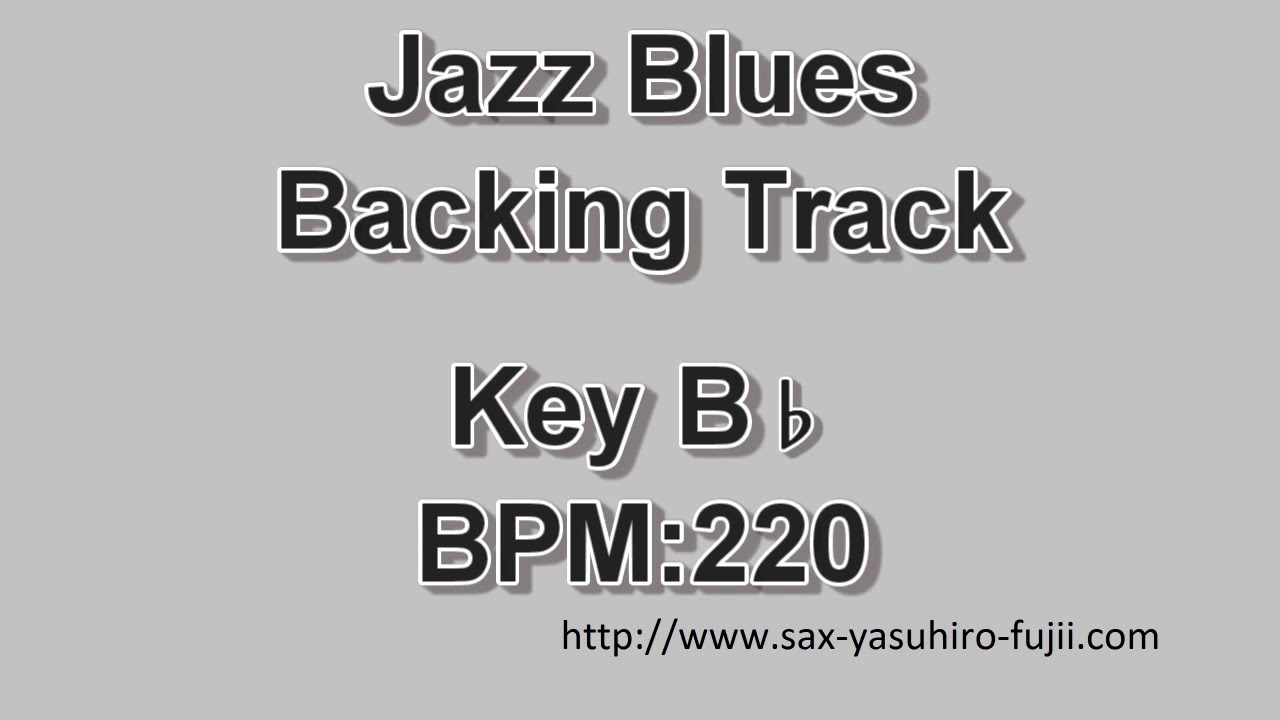 Jazz Blues - Key Bb - BPM 220 - Backing Track