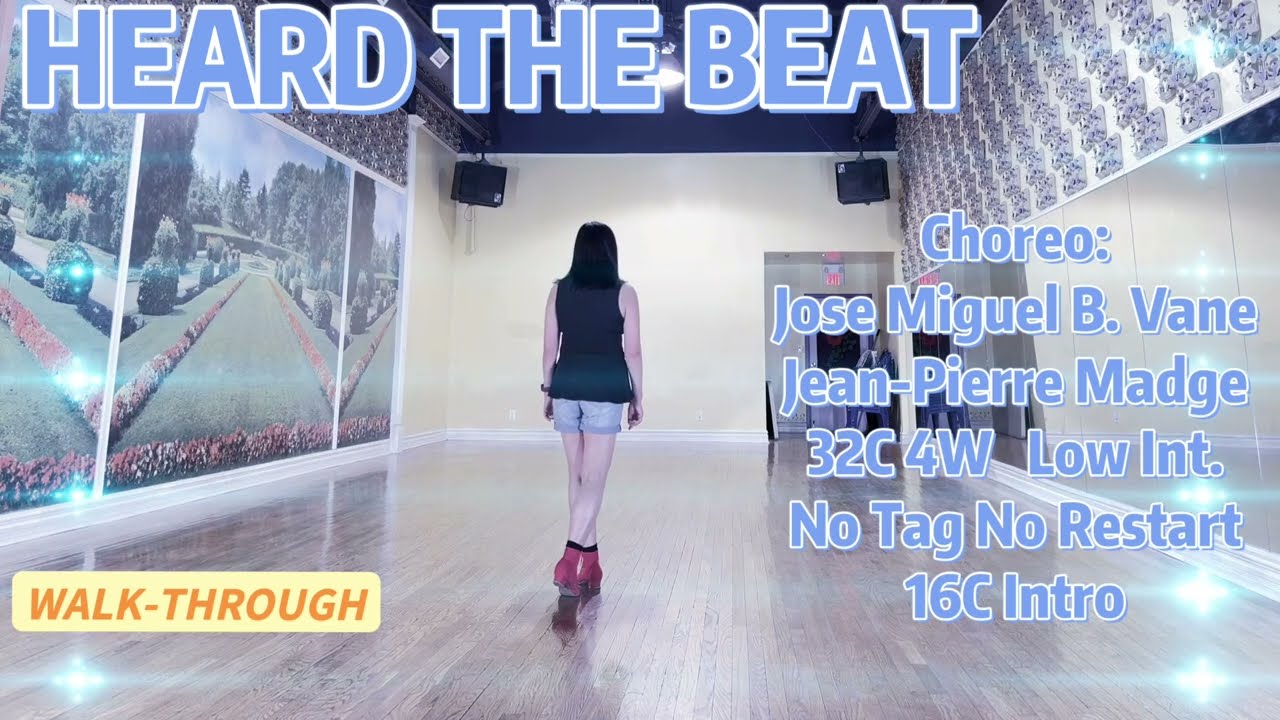 HEARD THE BEAT Line Dance (WALK-THROUGH)