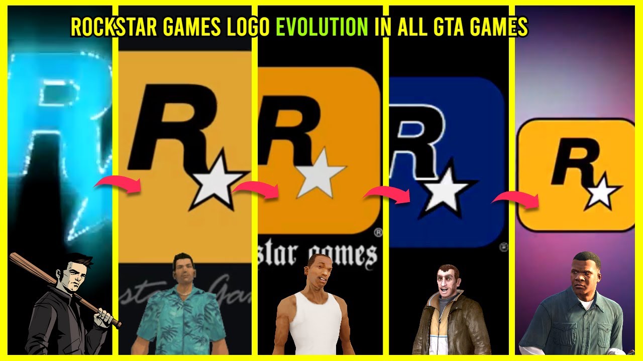 ALL ROCKSTAR GAMES INTROS IN GTA GAMES / GTA EVOLUTION