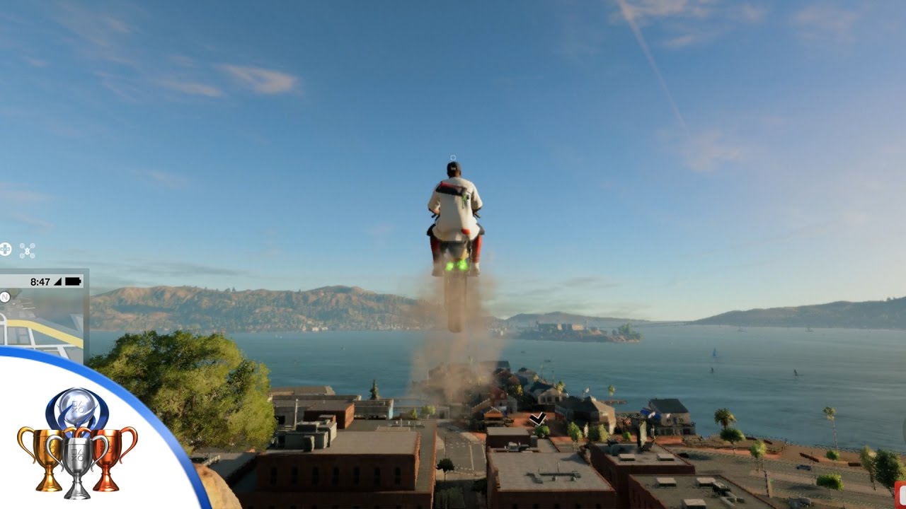 Watch Dogs 2 - Jump Around Trophy - 140 Meter Jump in a Vehicle Location
