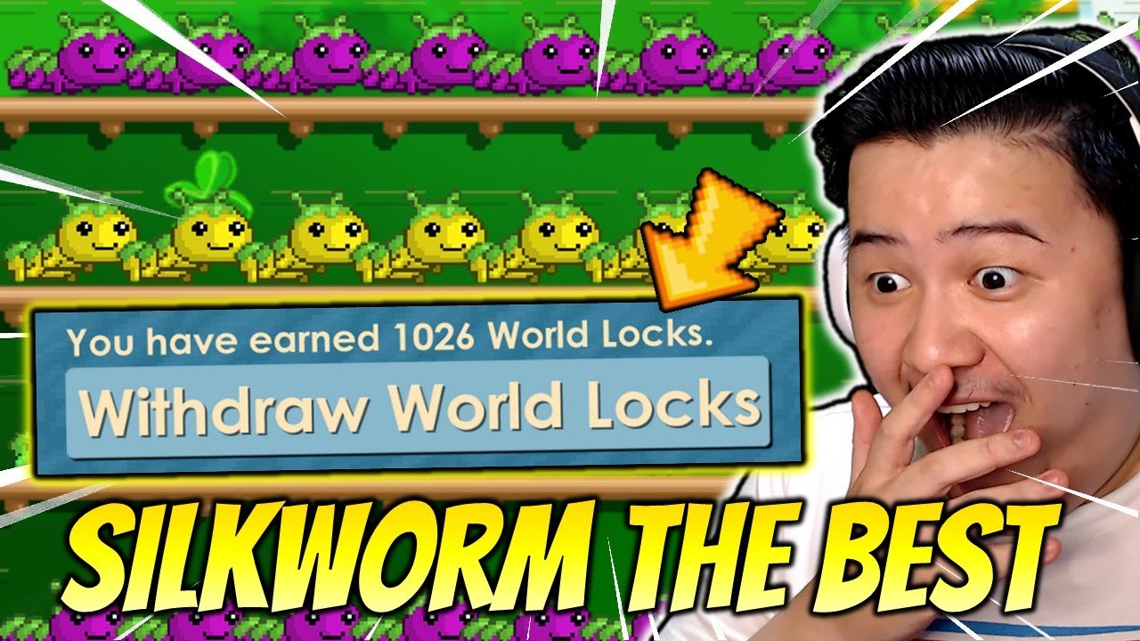 PROFIT Silkworm Memang Terbaik! Pemula Bisa Auto Kaya! | Growtopia Profit 2023 | GRZYZ GT