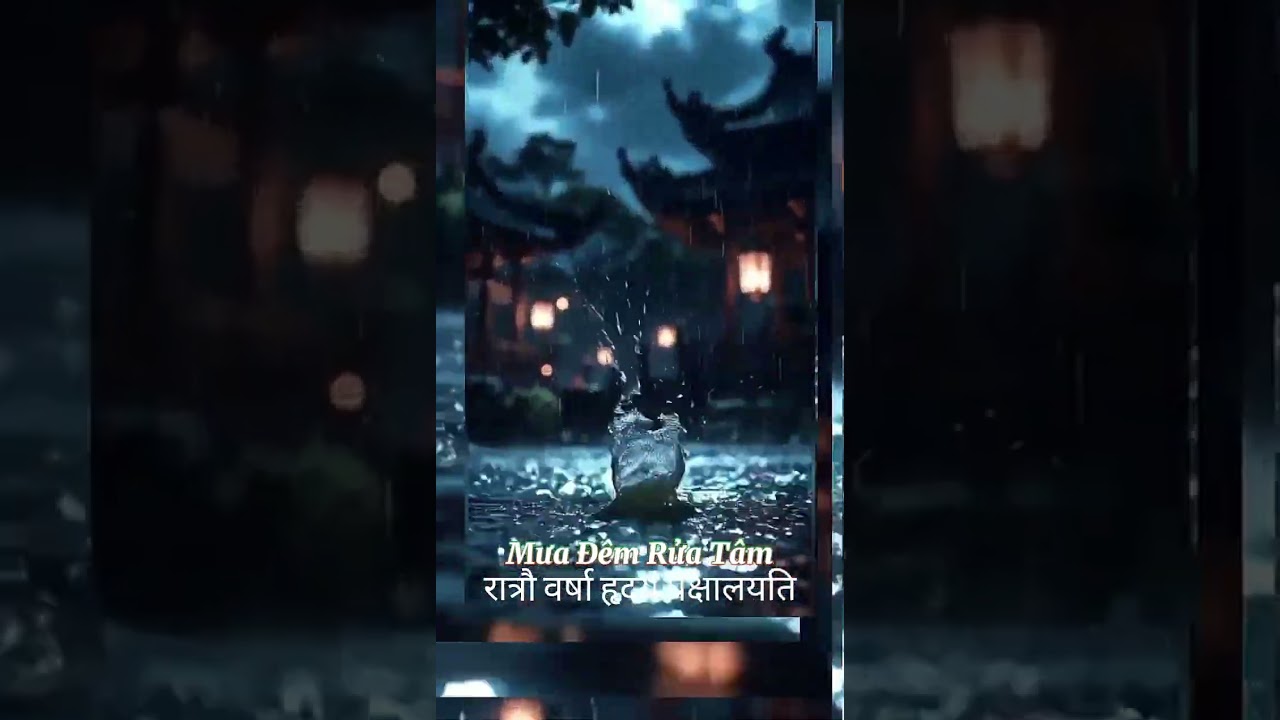 Mưa Đêm Rửa Tâm - रात्रौ वर्षा हृदयं प्रक्षालयति