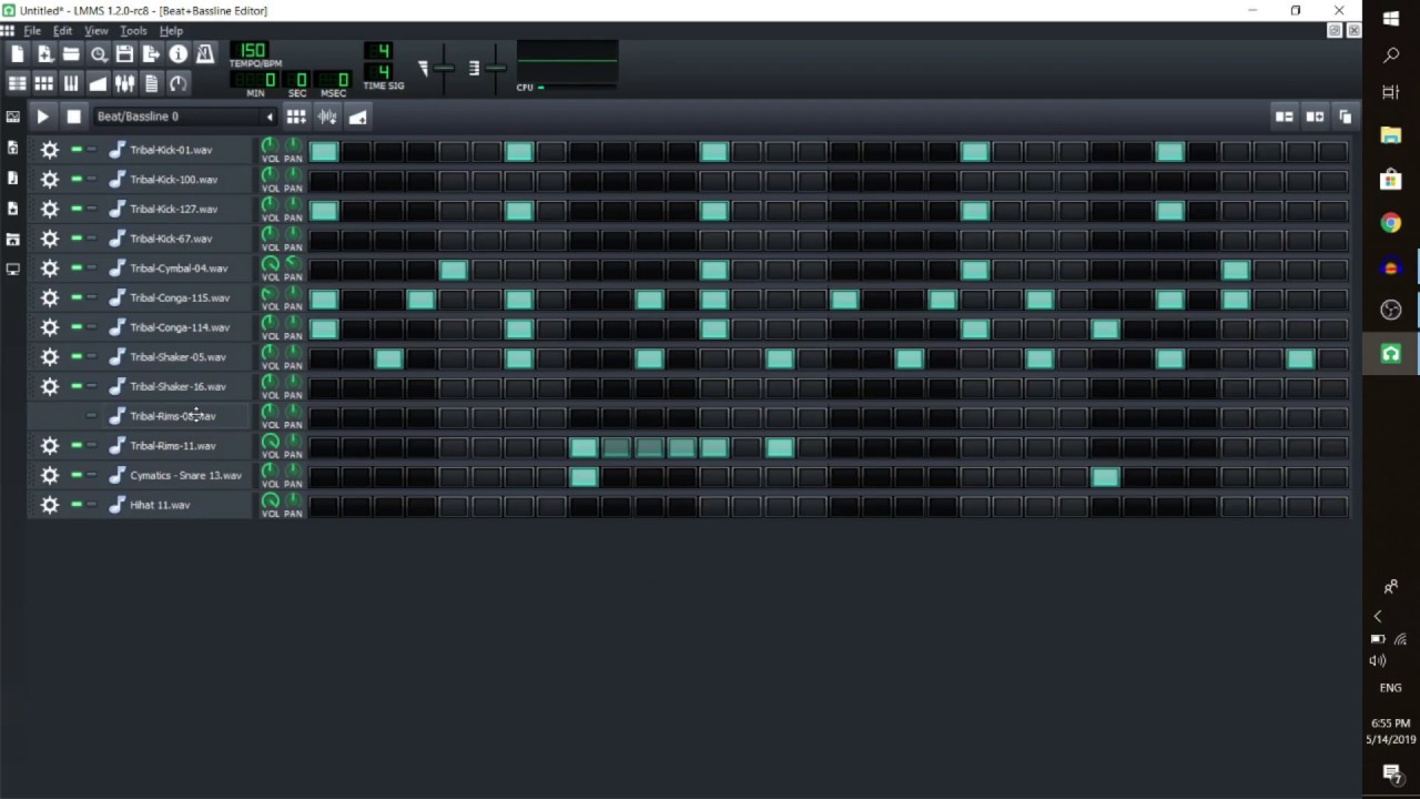 PROFESSIONAL Drum Programming Made EASY in LMMS! (Free Project File)
