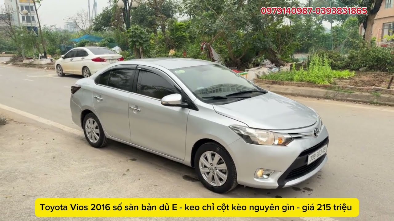 Toyota Vios 2016 số sàn bản đủ E - giá 215 triệu -0979140987-0393831865