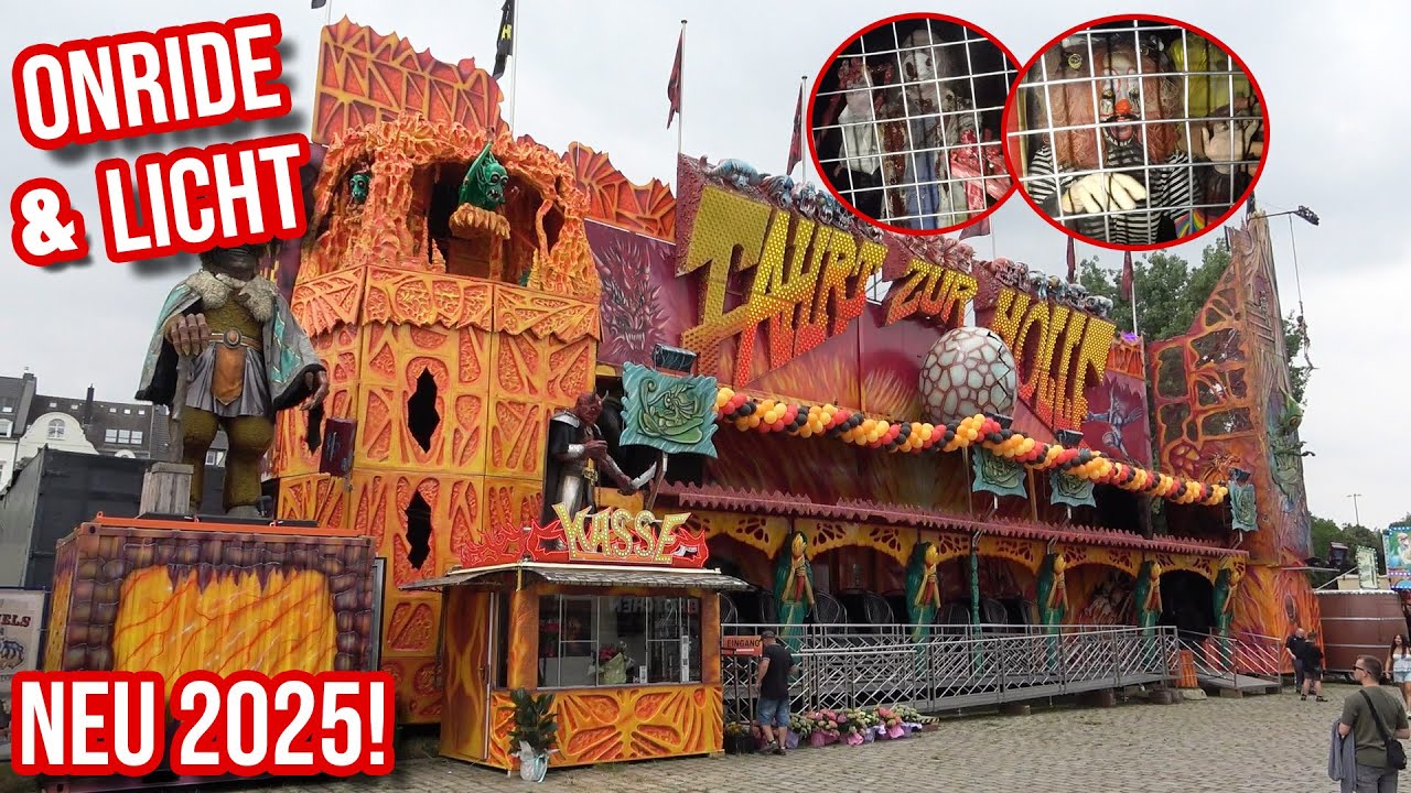 Fahrt zur Hölle 2.0 (Fellerhoff) - Onride & Licht - Rheinkirmes 2025 Düsseldorf | Premiere / Neuheit