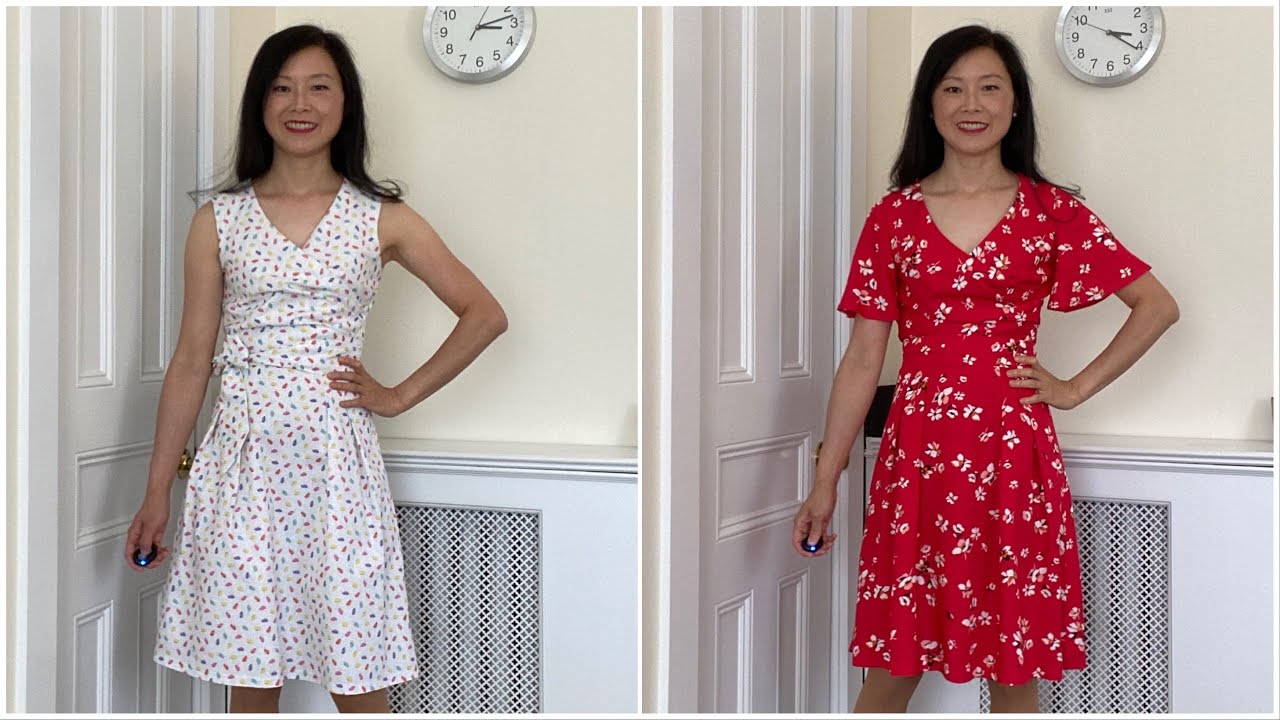 36. Faux Wrap Dresses from Butterick B6446 Pattern - Part 1 - Quilting Cotton & Viscose Rayon