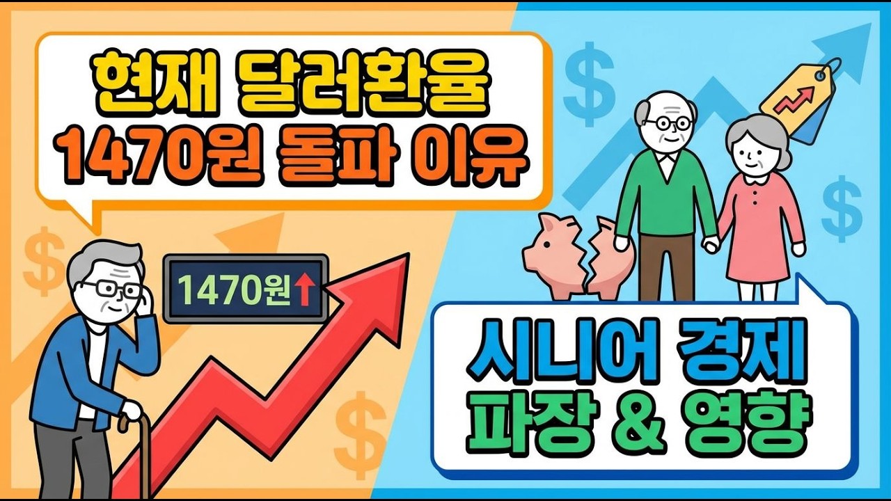1470원 달러 환율, 시니어 세대에 미치는 충격 ㅣ고환율 시대, 당신의 노후는 안전할까? l 한국경제 l경제전망 l재테크 l자산관리 l 미래전략 l