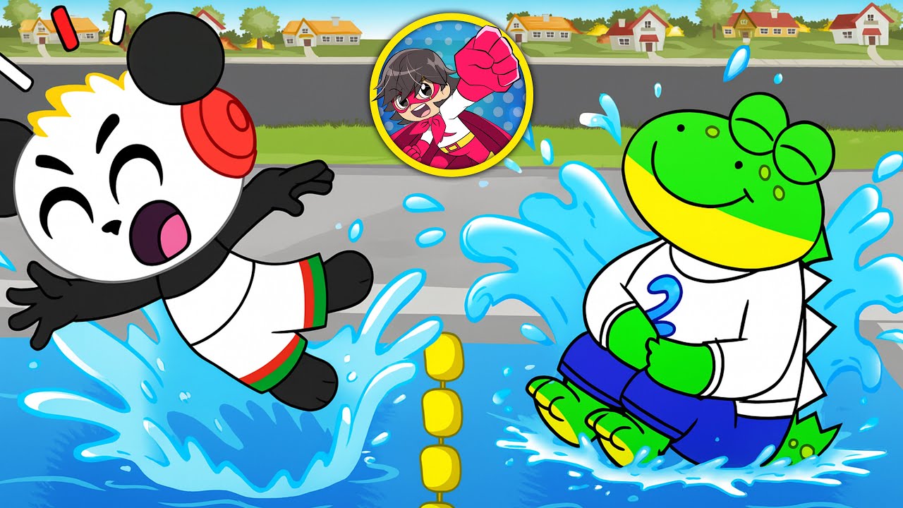 Pretend Play Pool Summer Fun with Gus the Gummy Gator!