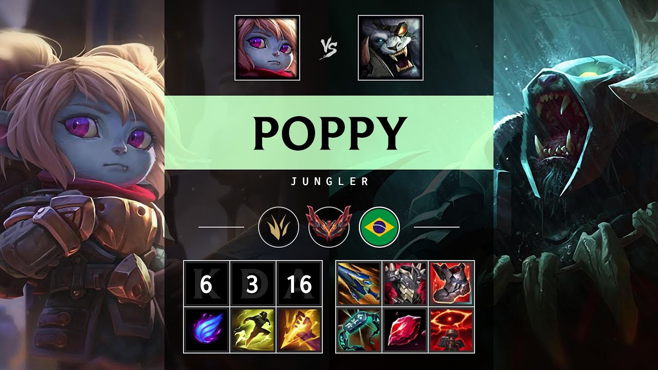 Poppy Jungle vs Rengar - BR Grandmaster Patch 25.20