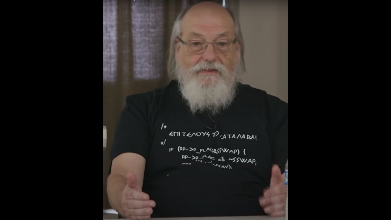 VCF East: Ken Thompson interviewed by Brian Kernighan