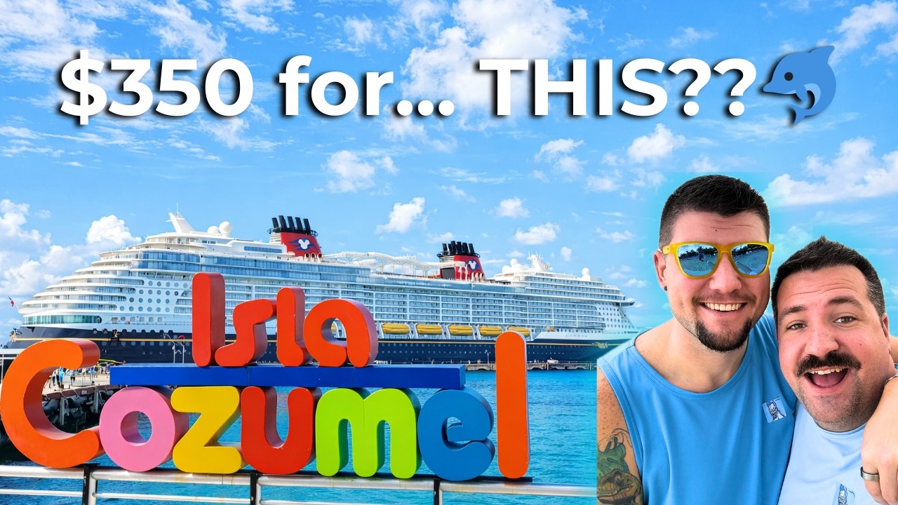 Was Our $350 Dolphin Encounter Worth It? | Disney Treasure Cozumel Port Day (Day 3)