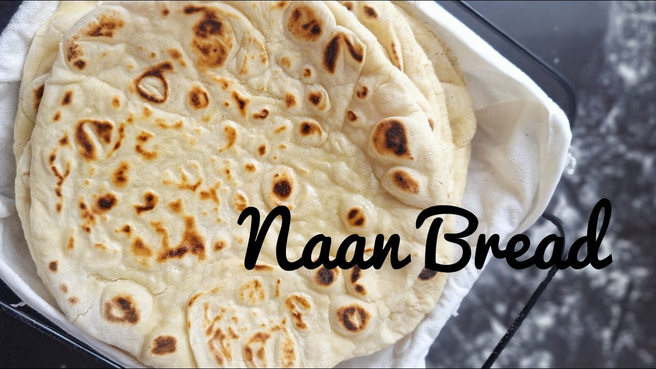 Easy Naan Bread Recipe | No-Butter Naan