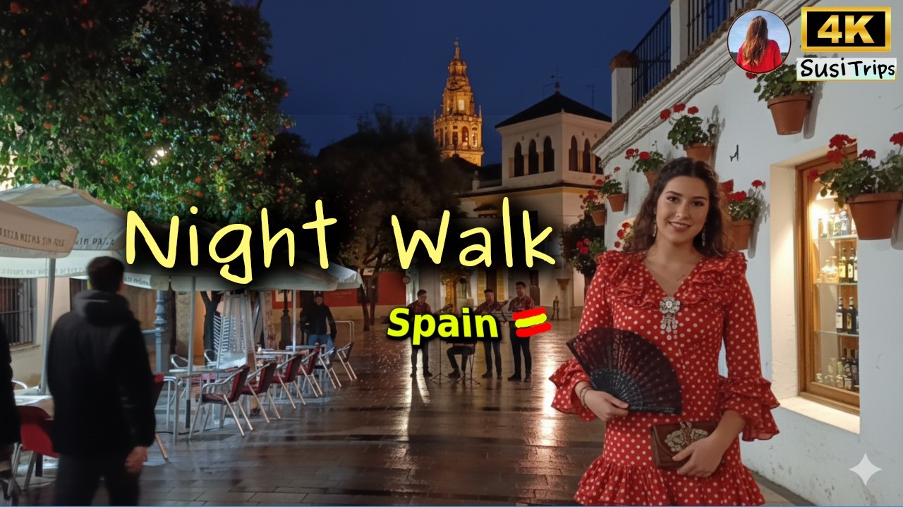 Córdoba Visita Nocturna 4K 🌹 Perdida por la Judería