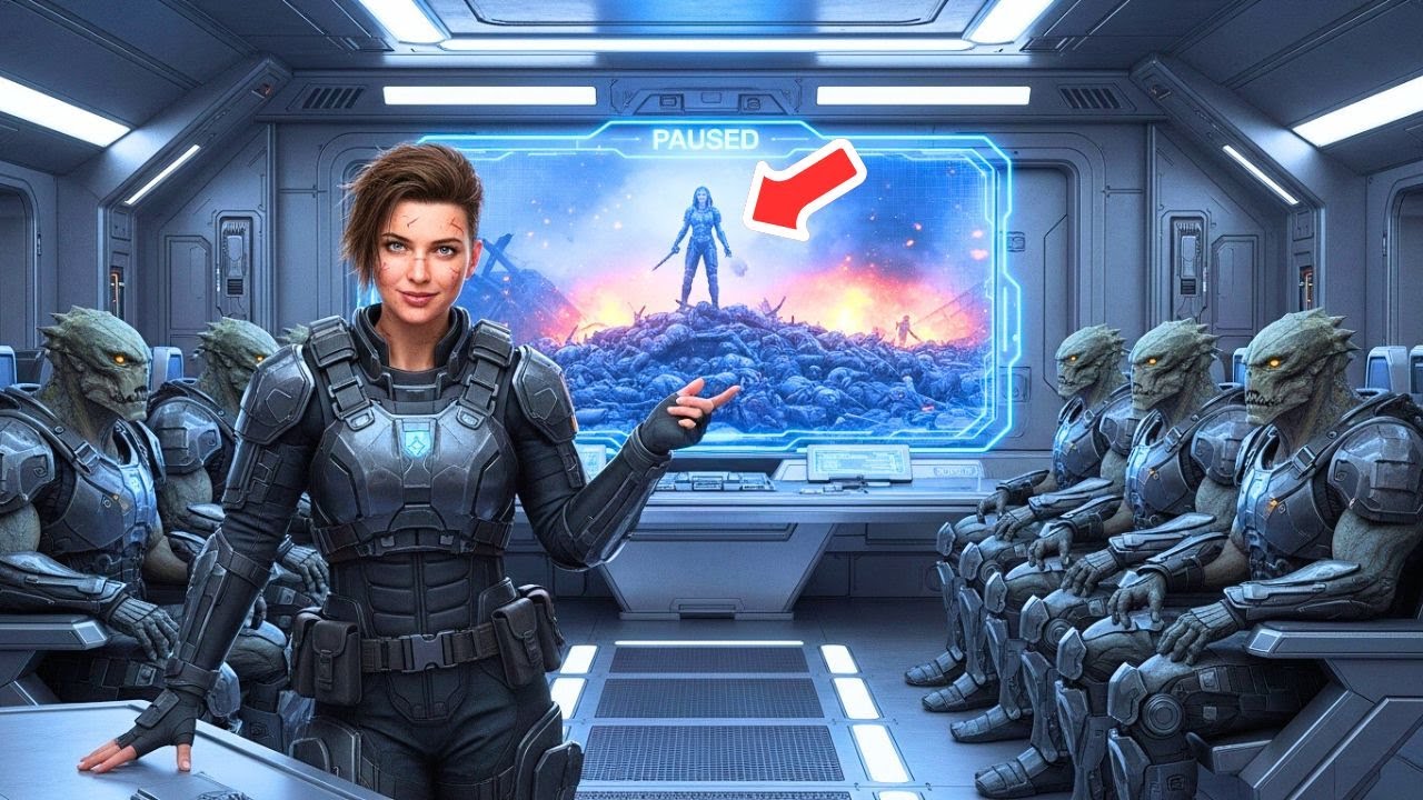 Los cadetes extraterrestres ignoraron al estudiante humano..hasta que el instructor dijo una palabra