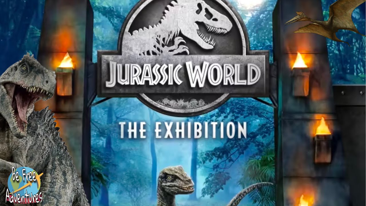 Walking Through Jurassic World The Experience | Dinosaurs Come to Life