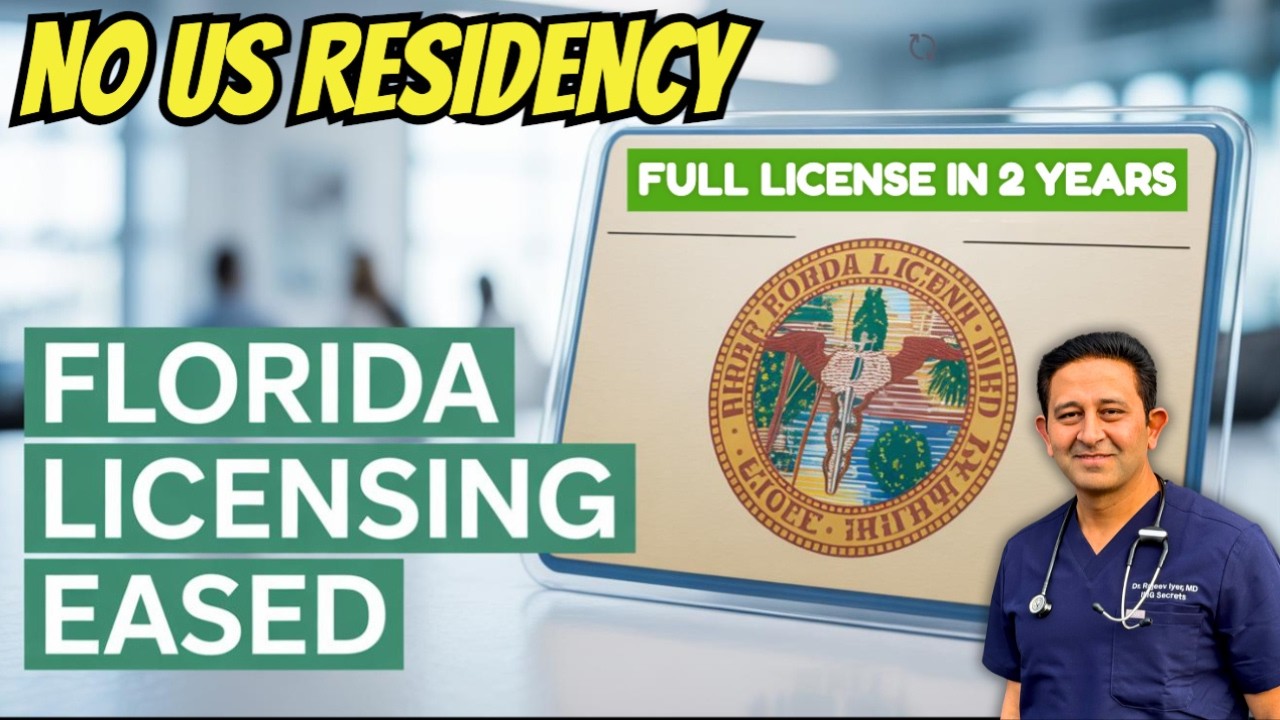 New Florida Law&nbsp;Eases Licensing for Eligible IMG Doctors | SB7016 Explained