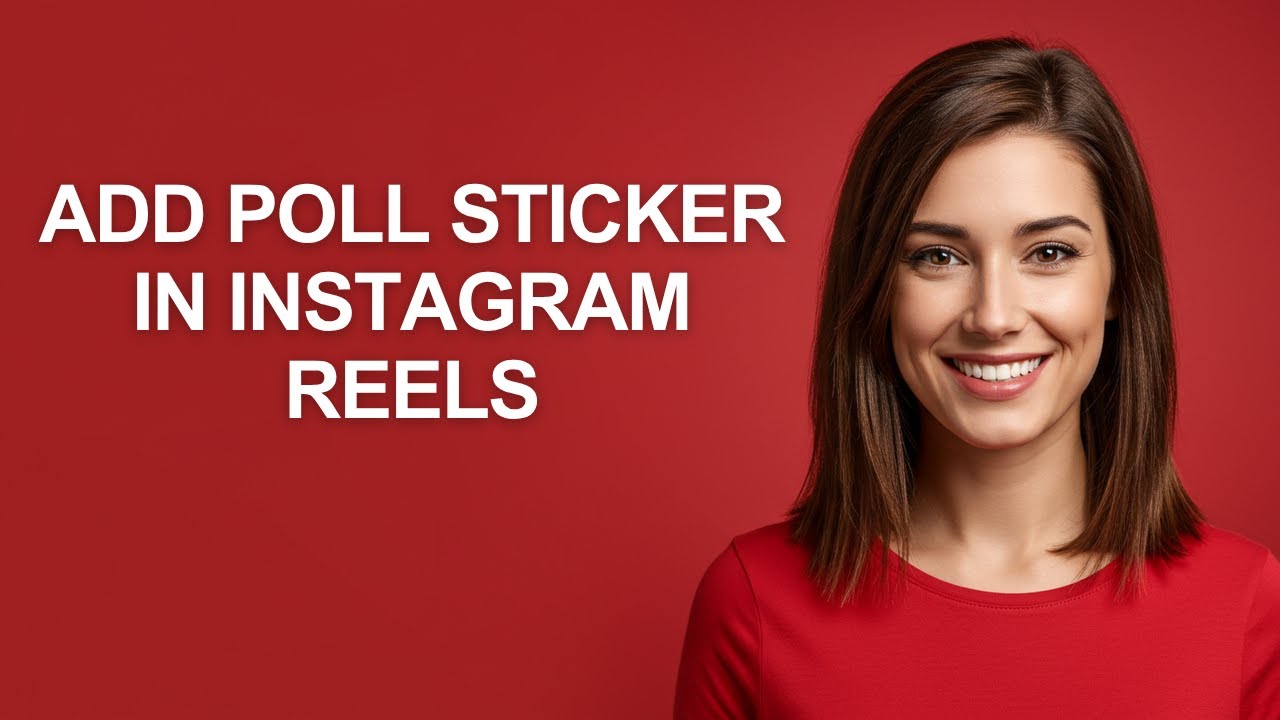 Add Poll Sticker In Instagram Reels - AshleyHowTo