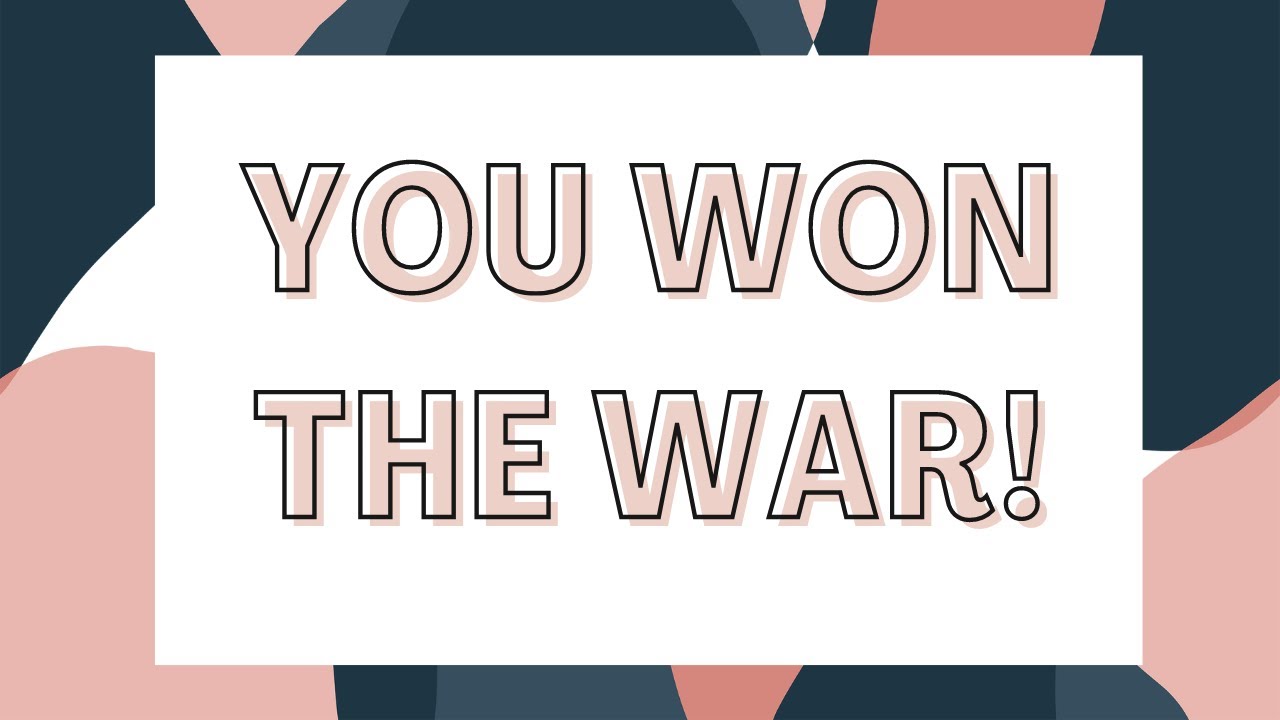 LISTEN! YOU WON...Don't Look Back!