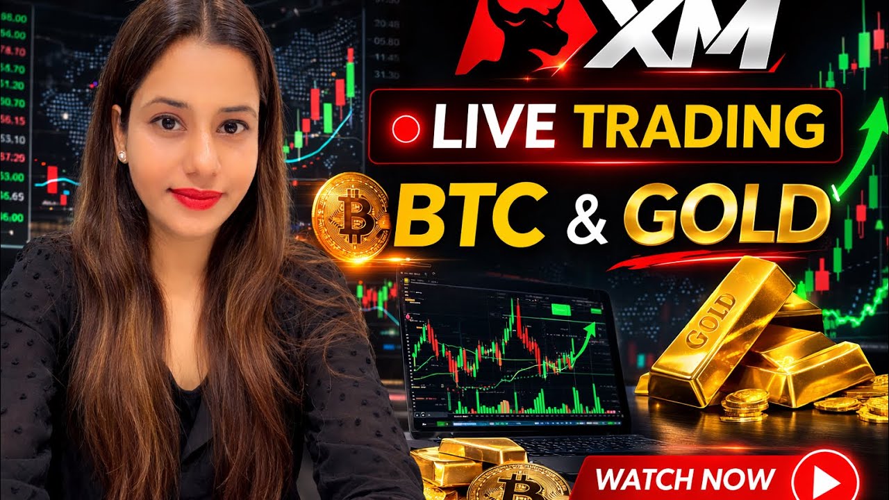 Live Trading in XAUUSD, Crypto, Crude Oil, and Natural Gas | #goldtrading #cryptotrading #bitcoin