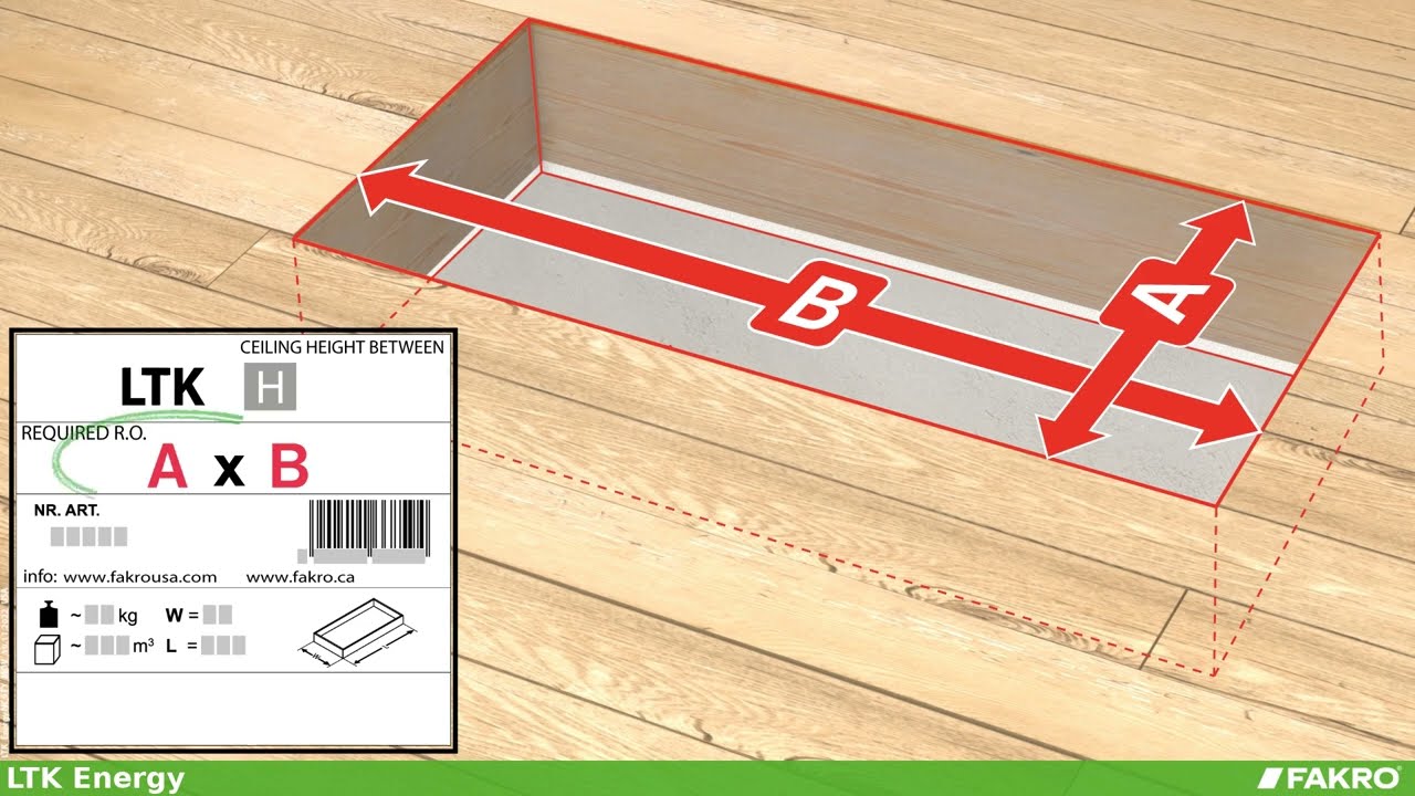 FAKRO LTK Energy attic ladder Installation Video