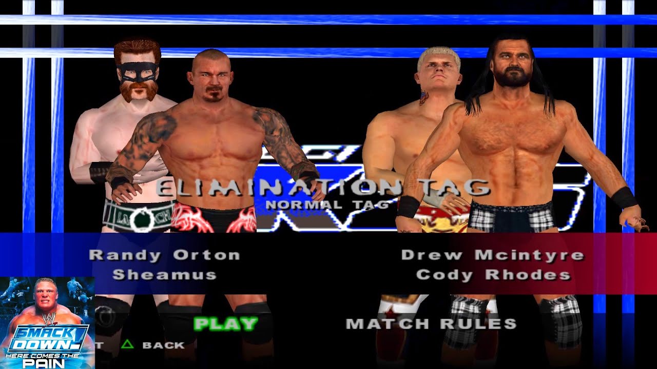 Randy Orton & Sheamus vs. Drew Mcintyre & Cody Rhodes | Normal Elimination Tag | WWE Smackdown!🔥🔥🔥