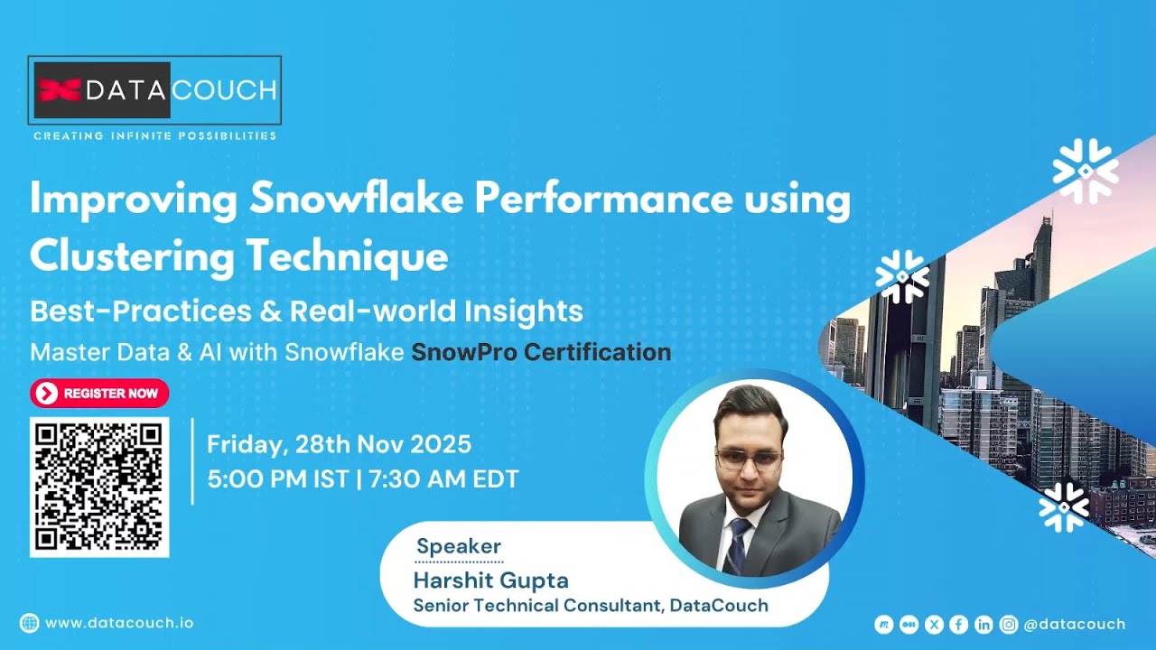 Improving Snowflake Performance using Clustering Technique.