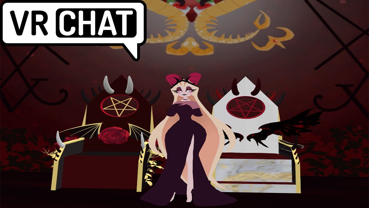 Ролевая игра по Hazbin/Helluva: Королева вернулась! #hazbinhotel #hazbinhotellucifer #vrchat #rol...