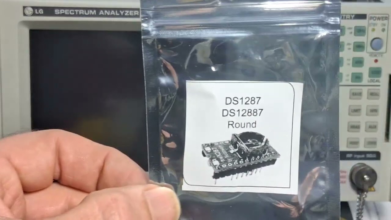 Lg 7270A spectrum analyser dallas clock chip replacement