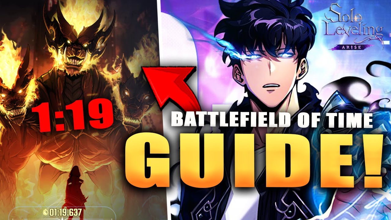 BATTLEFIELD OF TIME P2W & F2P BEST STRATEGIES!!! MY CERBERUS RUN EXPLAINED! (Solo Leveling Arise)