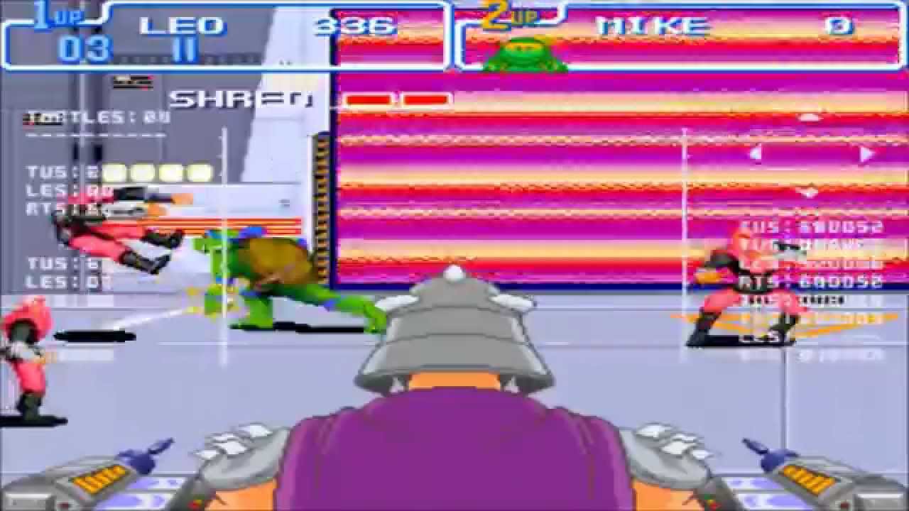 Turtles in Time: Teenage Mutant Ninja Turtles - Technodrome Let's Kick Shell !
