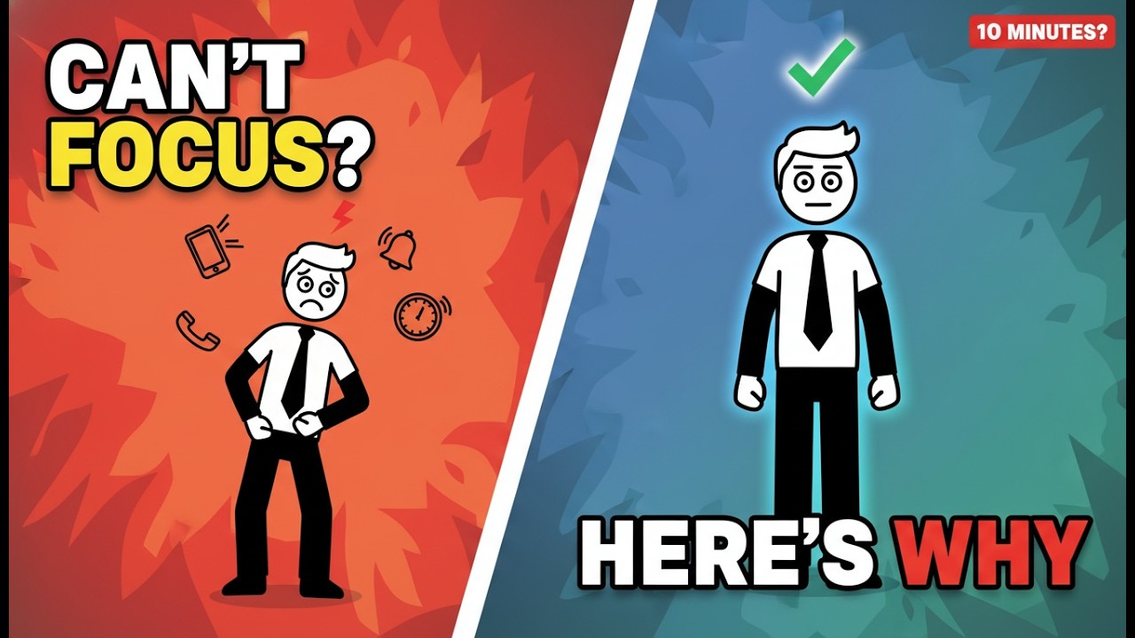 Why You Can't Focus for More Than 10 Minutes And How to Fix It