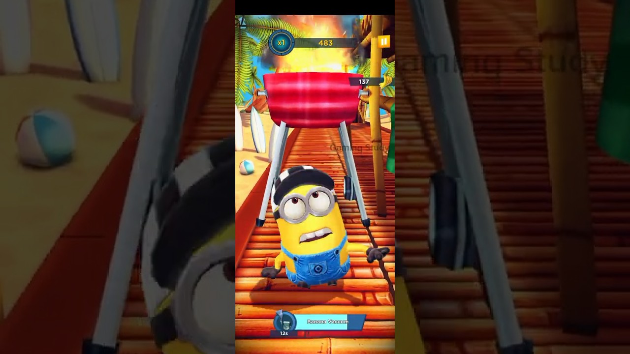 MINION FUNNY FAILS MOMENT #shortgame #minionfun #shorts #minions #failsmoments #funnyfails