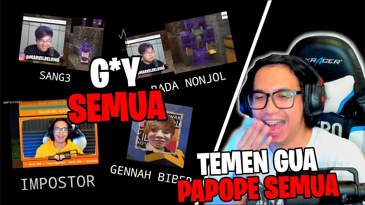 KENAPA @ElestialHD DAN TEMAN TEMAN KU JADI G*Y DI PAPOPE ? GUA KENA JUGA PAPOPE !