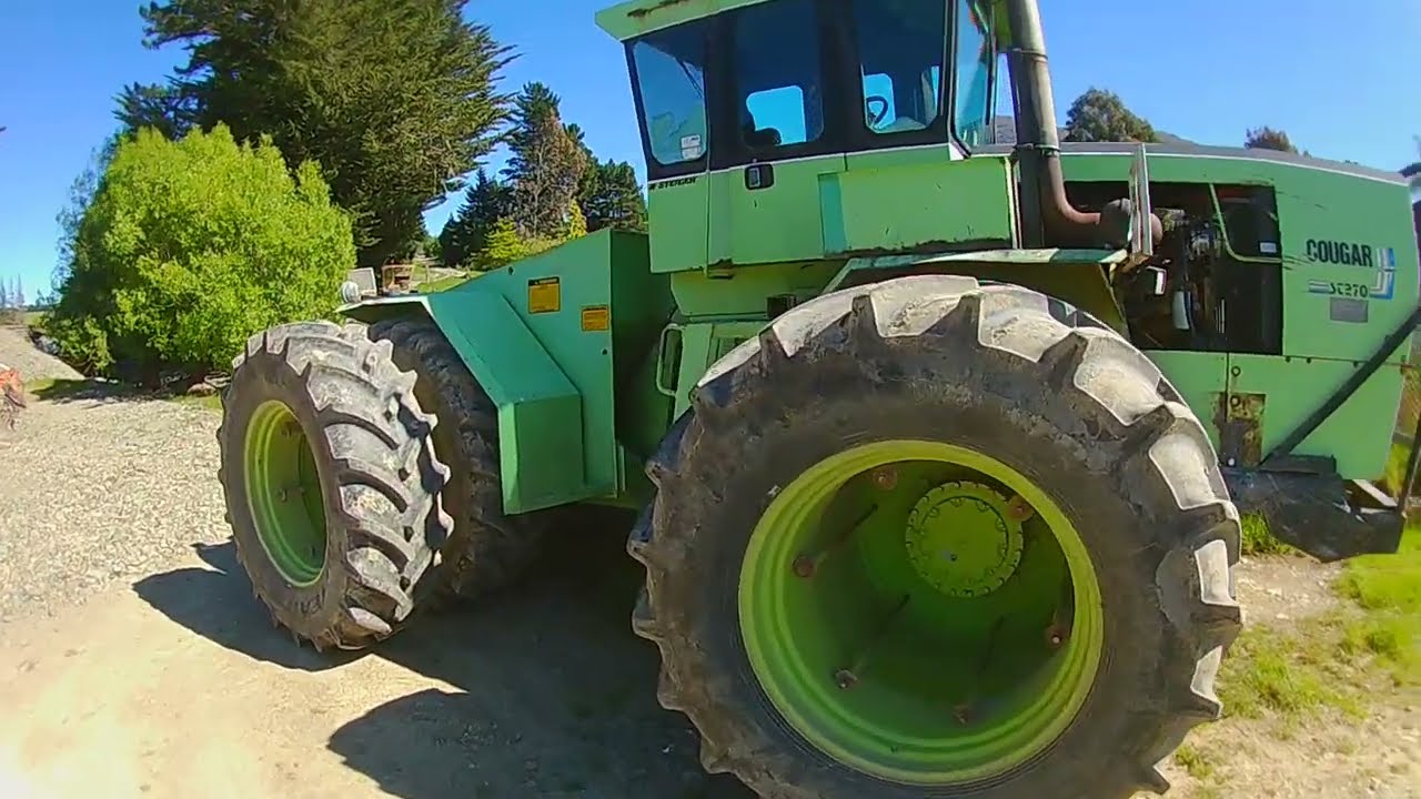 Ground cultivation with Ford 8630 & Steiger Cougar ST270