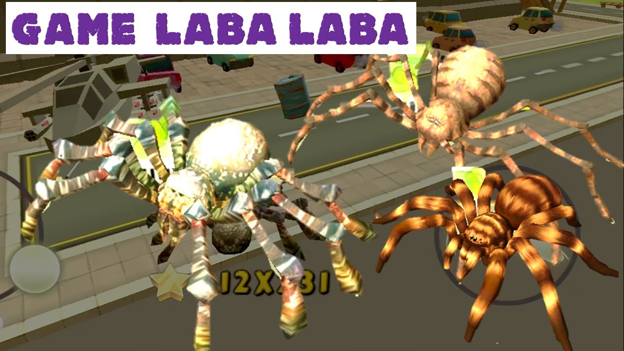 GAME LABA-LABA SPIDER SIMULATOR AMAZING CITY BRACHYPELMA TARANTULA