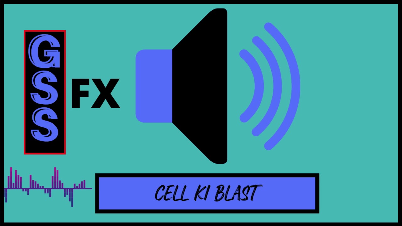 Dragon Ball Z Cell Ki Blast - Sound Effect (No Copyright Sound)