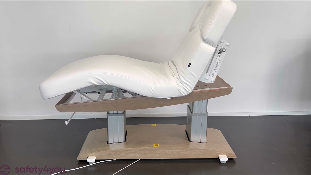 Massagebank Luna Wit Autumn Wood - Groothandel Safety4yoU